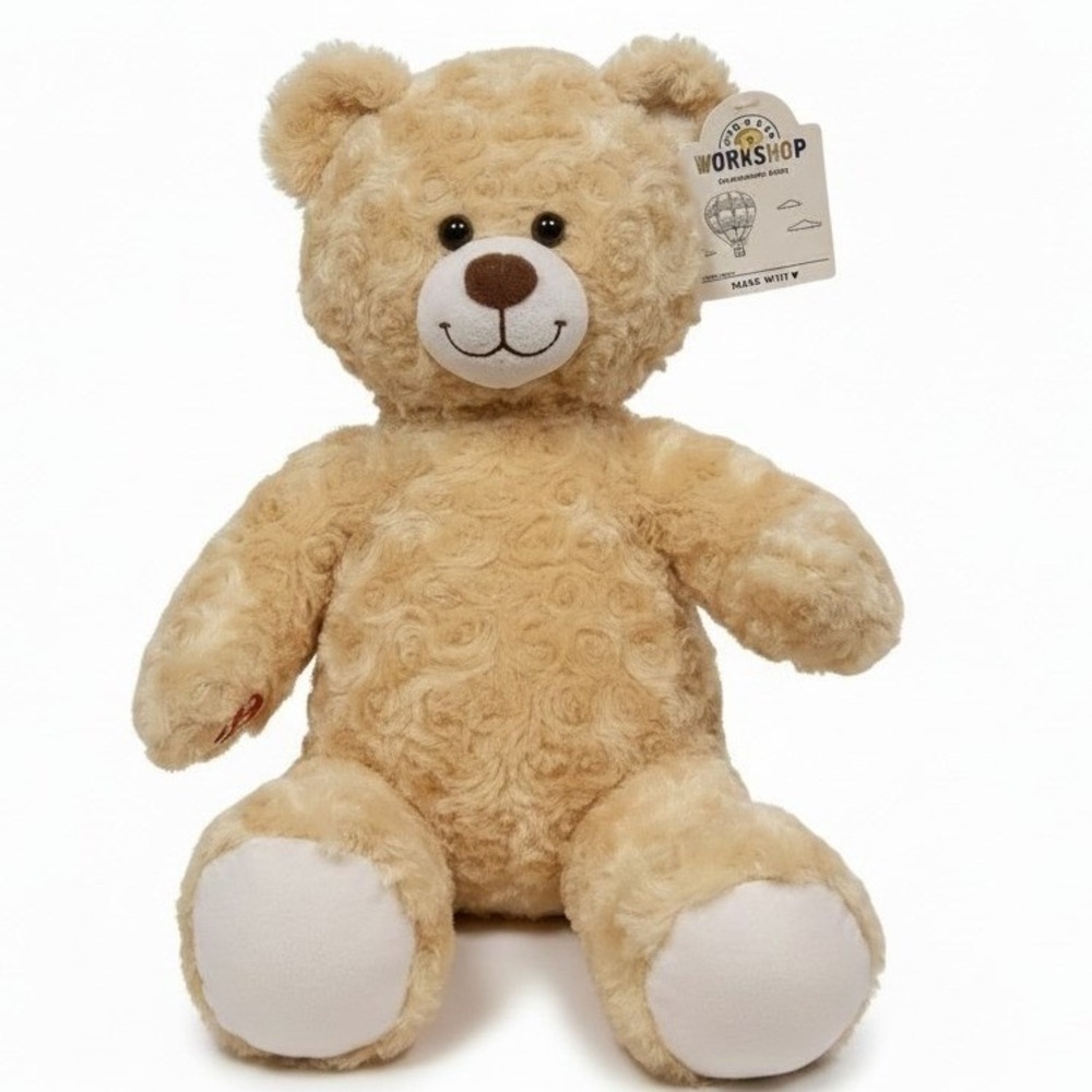 Build-A-Bear Workshop Happy Hugs IV Teddy Bear Tan Swirl Plush New with Tags NWT - Picture 1 of 8